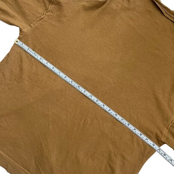 We the Free Womens Cotton Flare Sleeve‎ Shirt Brown Size Small Boho Oversized - Picture 8 of 10